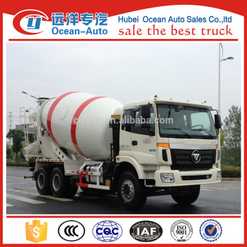 Auman capcity 10m3 caminhão betoneira, dimensão concreta 8cbm caminhão do misturador com caminhão de moda